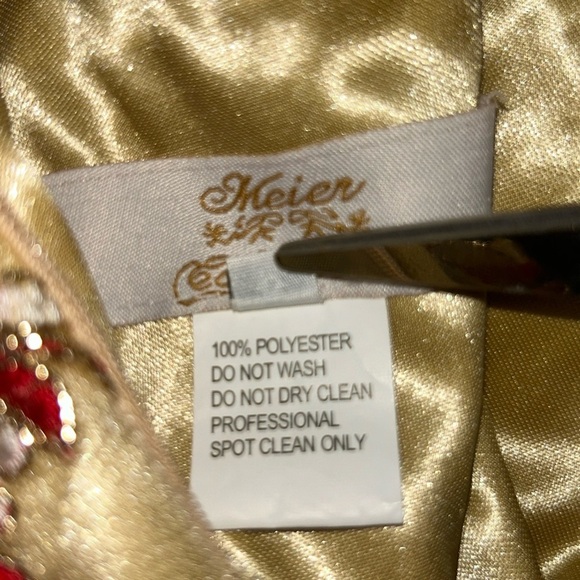 MEIER Women’s Illusion Long Sleeve Embroidery Prom/Formal Dress – Size 8 NWT - Picture 15 of 16